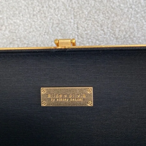 Alice + Olivia Darla Embroidered Box Clutch - Picture 3 of 10